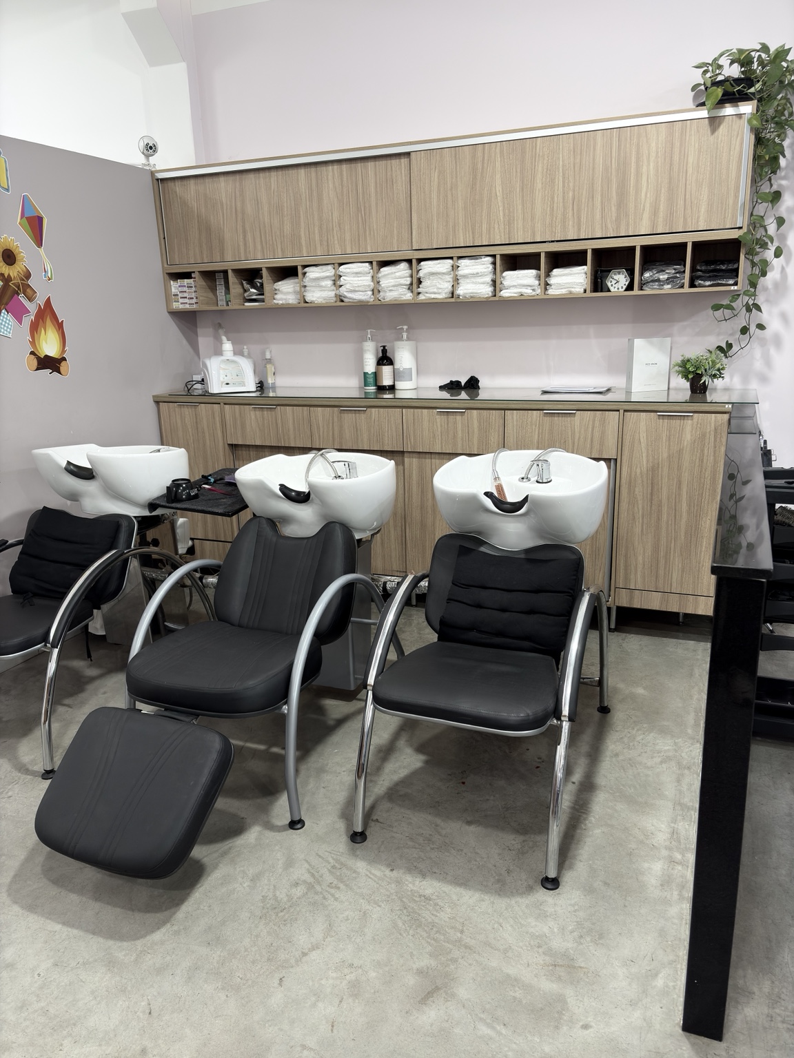 Lavatórios do salão JCapelli