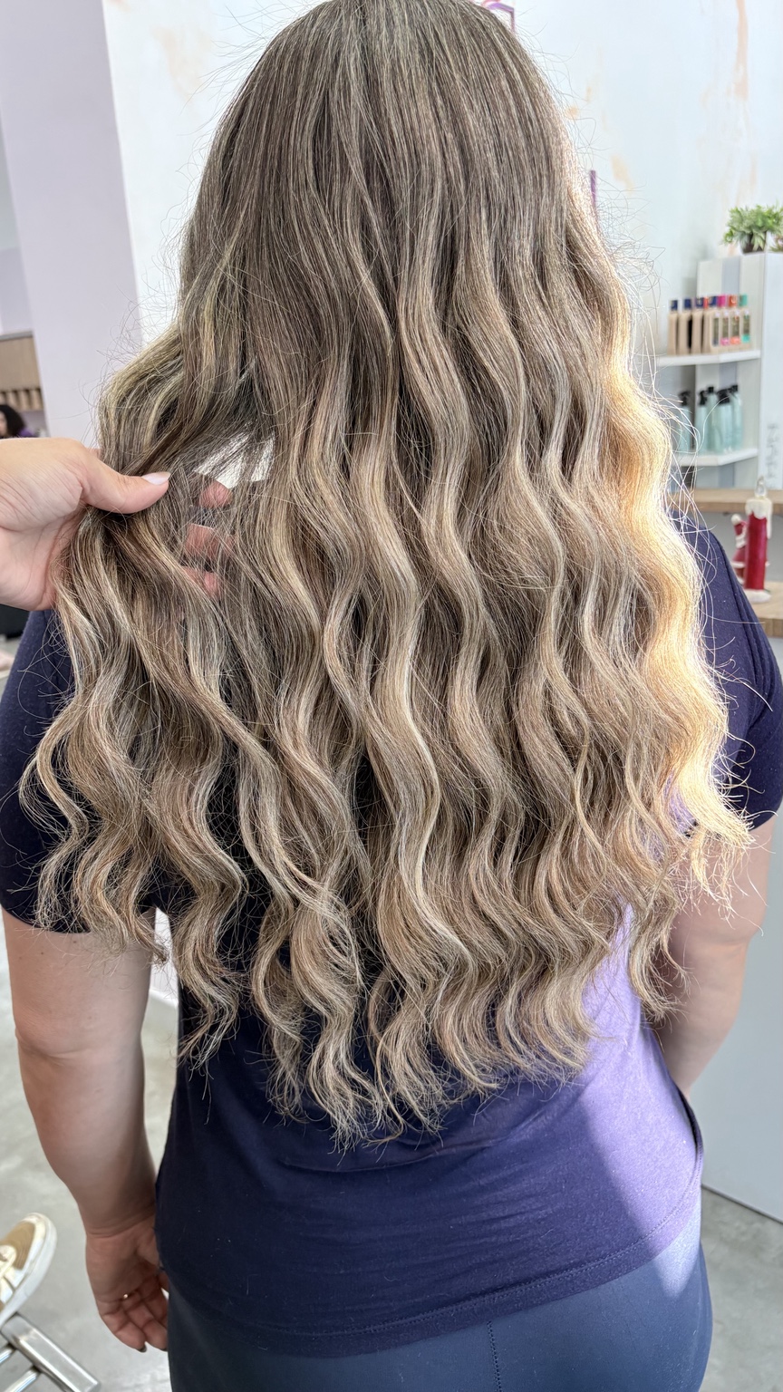 Resultado de mechas em cabelo longo no JCapelli